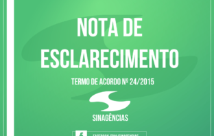Nota de Esclarecimento – termo de Acordo nº24/2015