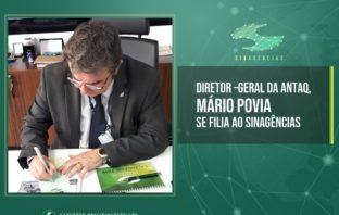 Diretor–Geral da Antaq, Mário Povia se filia ao Sinagências