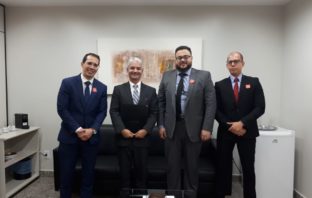 Juiz Federal, Itagiba Catta Preta Neto, recebeu membros do Sinagências em agenda institucional