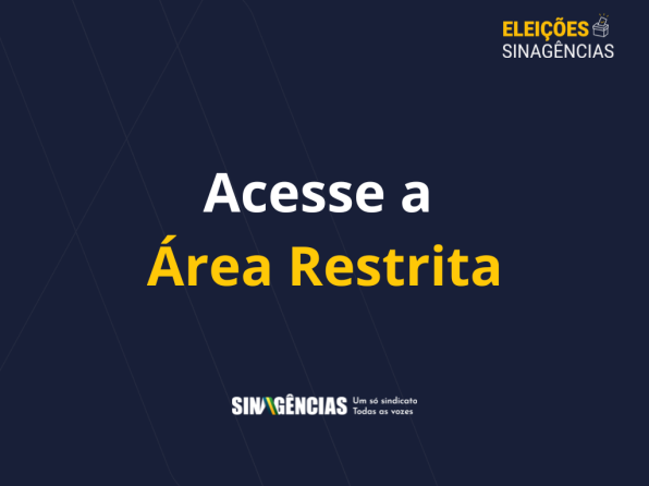 Votação das Eleições 2026/2029 será on-line: confira seu acesso à Área Restrita do Sinagências