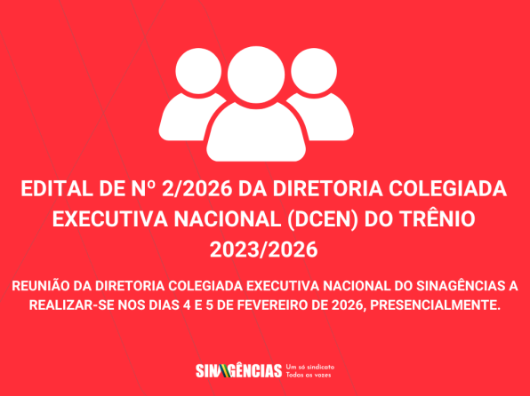 EDITAL DE Nº 2/2026 DA DIRETORIA COLEGIADA EXECUTIVA NACIONAL (DCEN)